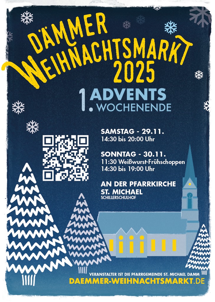 Dämmer Weihnachtsmarkt.